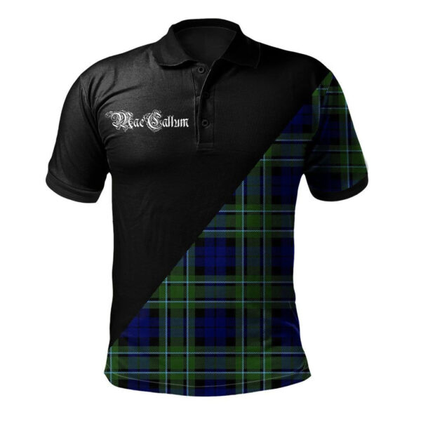 MacCallum Modern Clan Polo Shirt, Scottish Tartan MacCallum Modern Clans Polo Shirt Military Style