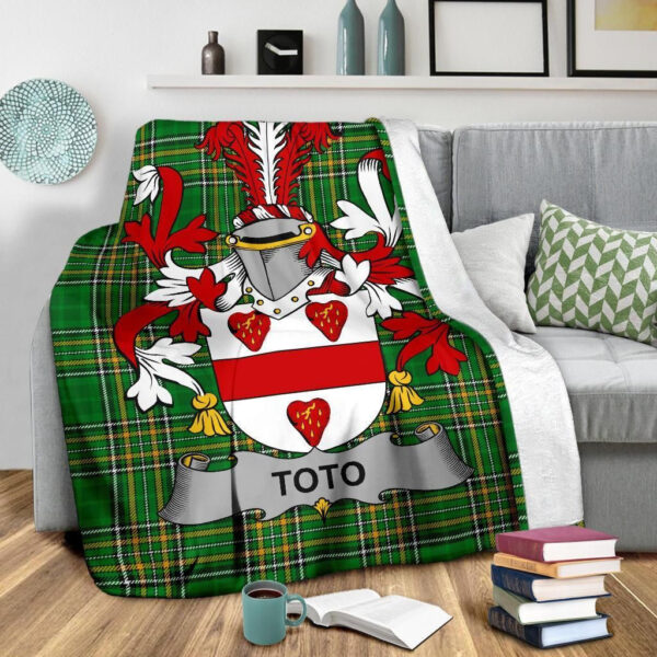 Ireland Premium Blanket - Toto Ireland Blanket Irish National Tartan - Image 3