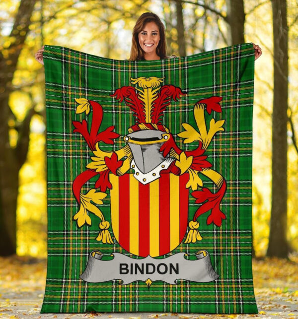 Ireland Premium Blanket - Bindon Ireland Blanket Irish National Tartan - Image 5