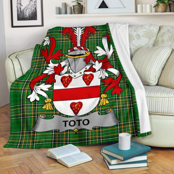 Ireland Premium Blanket - Toto Ireland Blanket Irish National Tartan