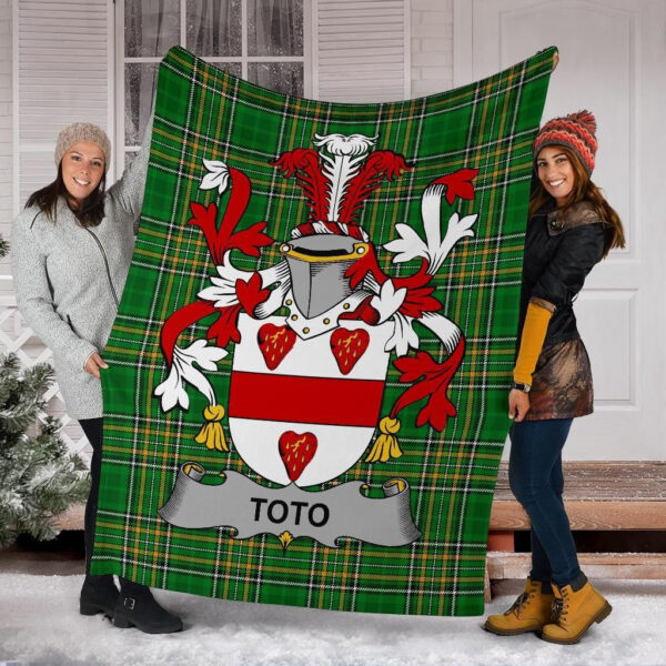 Ireland Premium Blanket - Toto Ireland Blanket Irish National Tartan - Image 6