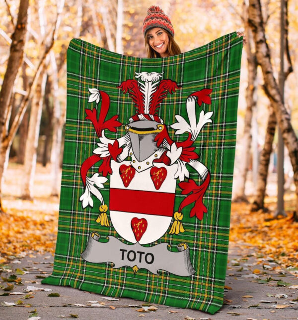 Ireland Premium Blanket - Toto Ireland Blanket Irish National Tartan - Image 4