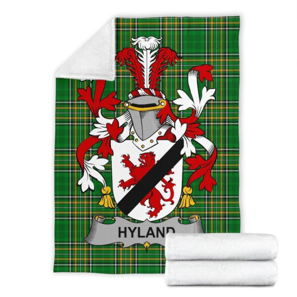 Ireland Premium Blanket - Hyland or O'Hyland Ireland Blanket Irish National Tartan - Image 7