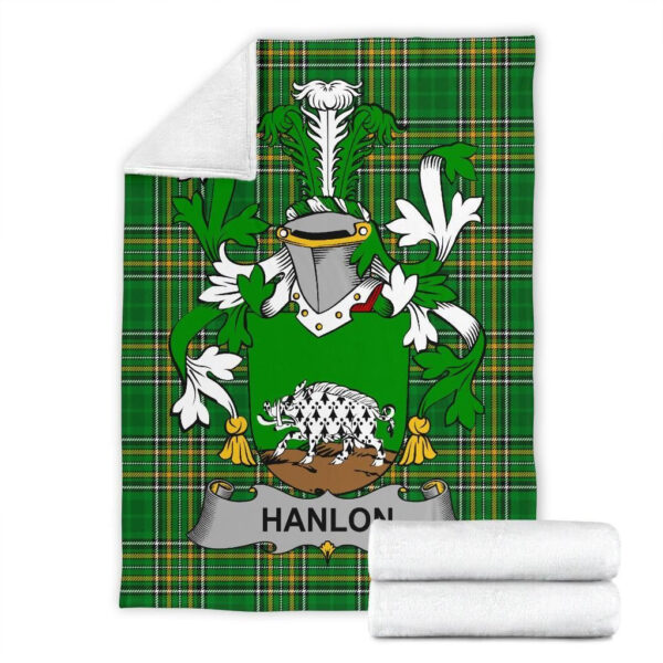 Ireland Premium Blanket - Hanlon or O'Hanlon Ireland Blanket Irish National Tartan - Image 7