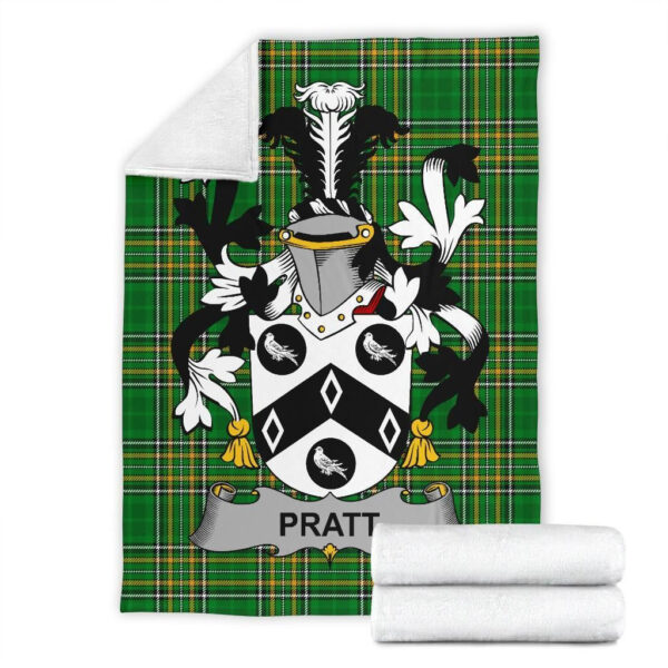 Ireland Premium Blanket - Pratt Ireland Blanket Irish National Tartan - Image 7