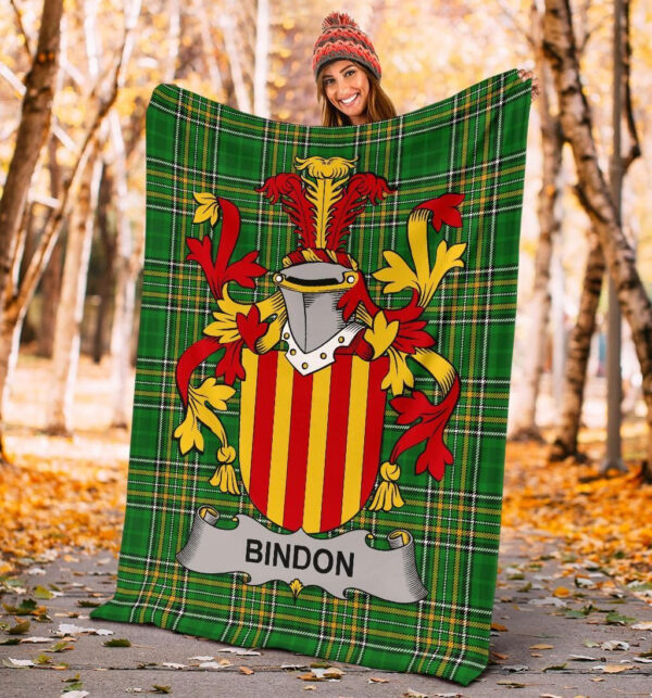 Ireland Premium Blanket - Bindon Ireland Blanket Irish National Tartan - Image 4