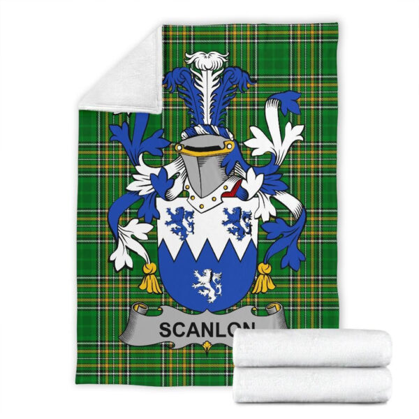 Ireland Premium Blanket - Scanlon or O'Scanlan Ireland Blanket Irish National Tartan - Image 7