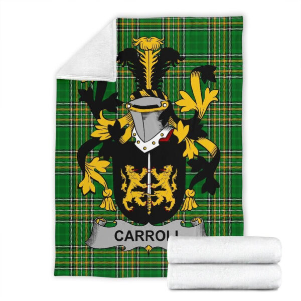 Ireland Premium Blanket - Carroll or O'Carroll Ireland Blanket Irish National Tartan - Image 7