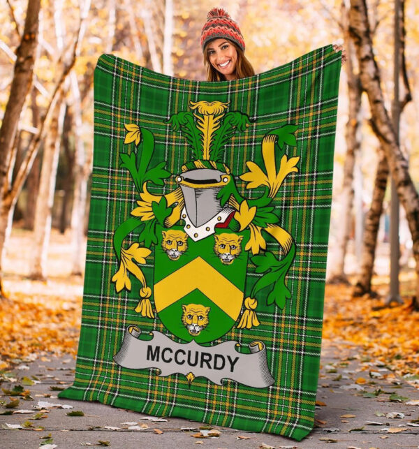 Ireland Premium Blanket - McCurdy or Curdy Ireland Blanket Irish National Tartan - Image 4