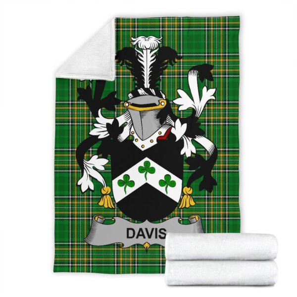 Ireland Premium Blanket - Davis Ireland Blanket Irish National Tartan - Image 7