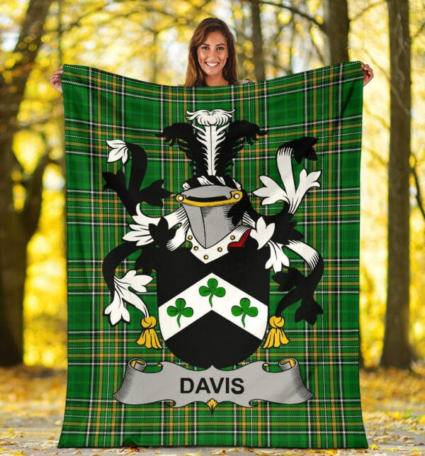 Ireland Premium Blanket - Davis Ireland Blanket Irish National Tartan - Image 5