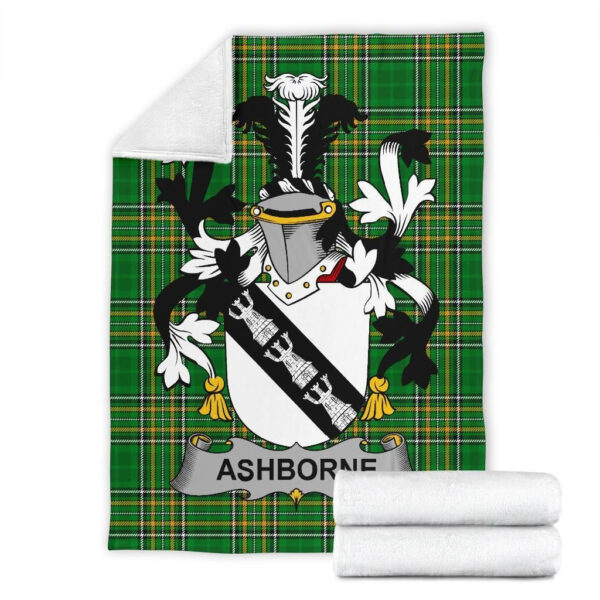 Ireland Premium Blanket - Ashborne Ireland Blanket Irish National Tartan - Image 6