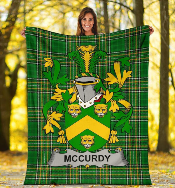 Ireland Premium Blanket - McCurdy or Curdy Ireland Blanket Irish National Tartan - Image 5