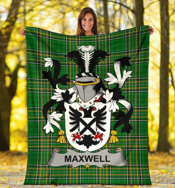 Ireland Premium Blanket - Maxwell Ireland Blanket Irish National Tartan - Image 5