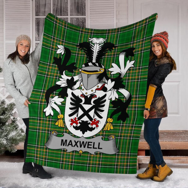 Ireland Premium Blanket - Maxwell Ireland Blanket Irish National Tartan - Image 6