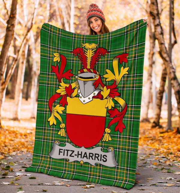 Ireland Premium Blanket - Fitz-Harris Ireland Blanket Irish National Tartan - Image 4