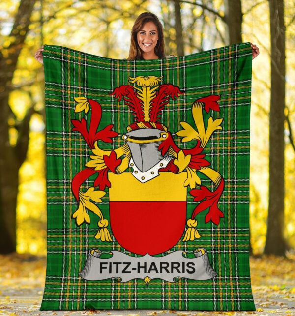 Ireland Premium Blanket - Fitz-Harris Ireland Blanket Irish National Tartan - Image 5