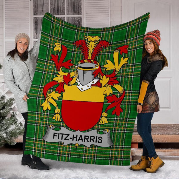 Ireland Premium Blanket - Fitz-Harris Ireland Blanket Irish National Tartan - Image 6