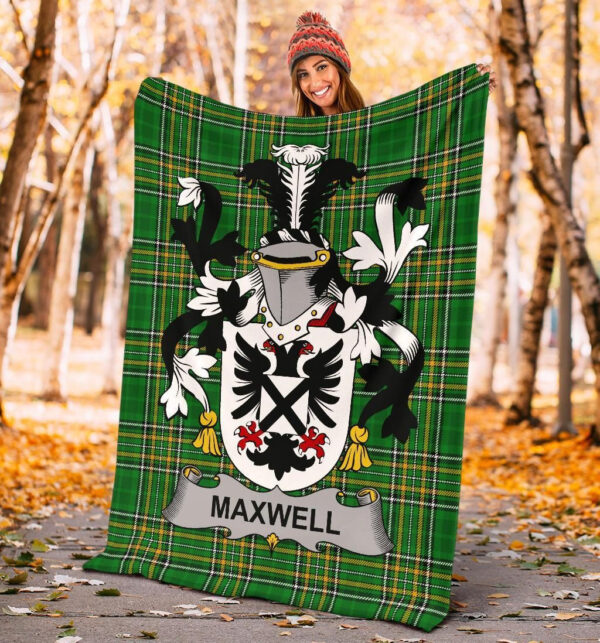 Ireland Premium Blanket - Maxwell Ireland Blanket Irish National Tartan - Image 4