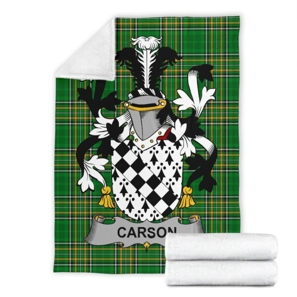 Ireland Premium Blanket - Carson Ireland Blanket Irish National Tartan - Image 7