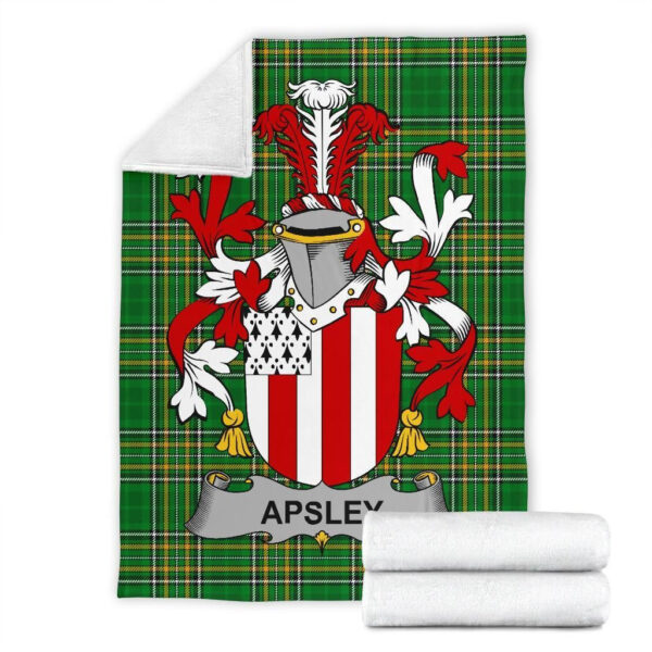 Ireland Premium Blanket - Apsley Ireland Blanket Irish National Tartan - Image 7