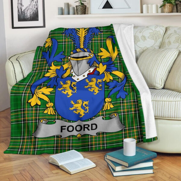 Ireland Premium Blanket - Foord Ireland Blanket Irish National Tartan