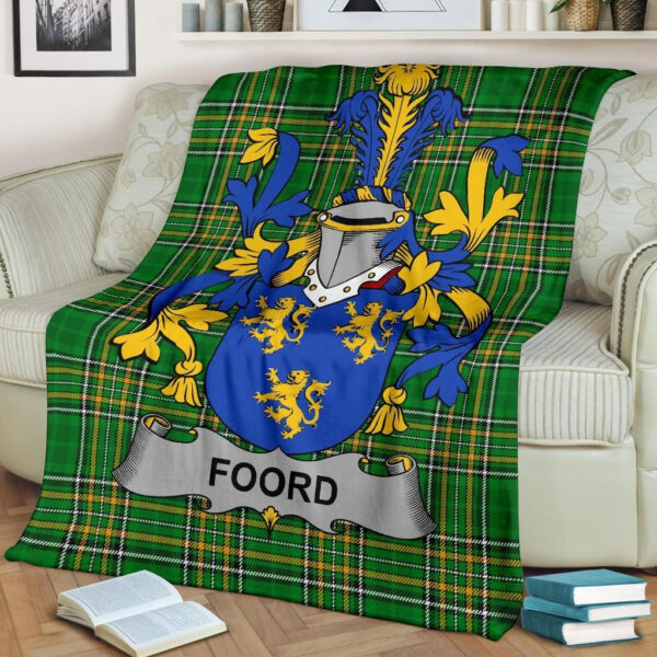 Ireland Premium Blanket - Foord Ireland Blanket Irish National Tartan - Image 2