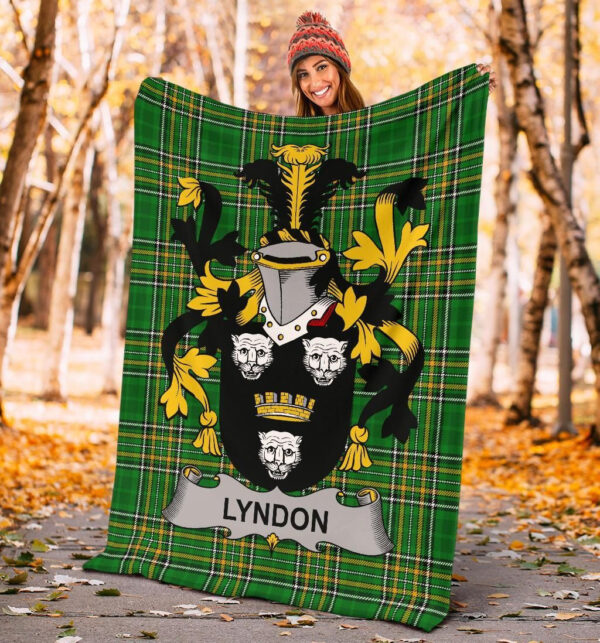 Ireland Premium Blanket - Lyndon or Gindon Ireland Blanket Irish National Tartan - Image 4