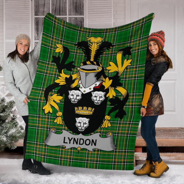 Ireland Premium Blanket - Lyndon or Gindon Ireland Blanket Irish National Tartan - Image 6