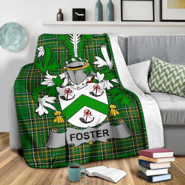 Ireland Premium Blanket - Foster Ireland Blanket Irish National Tartan - Image 3