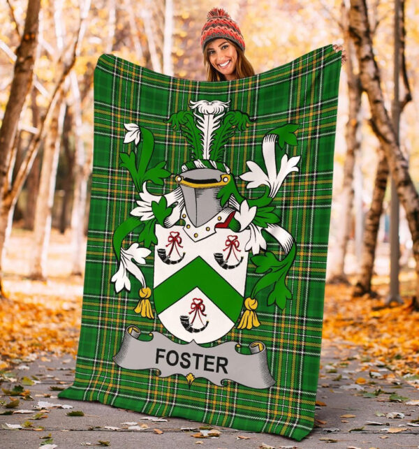 Ireland Premium Blanket - Foster Ireland Blanket Irish National Tartan - Image 4