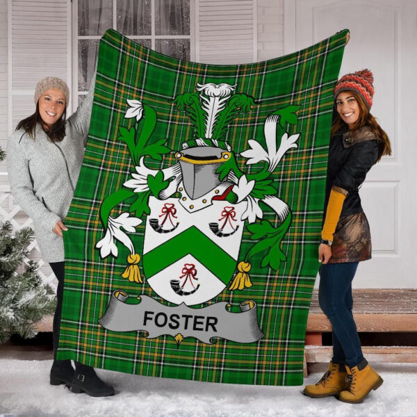 Ireland Premium Blanket - Foster Ireland Blanket Irish National Tartan - Image 6