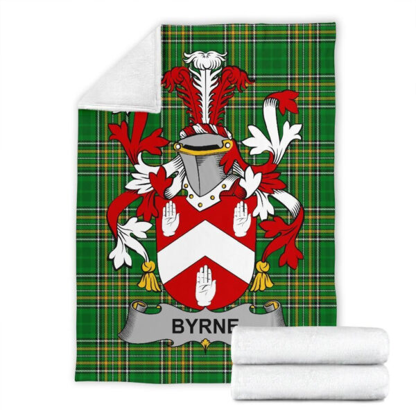 Ireland Premium Blanket - Byrne or O'Byrne Ireland Blanket Irish National Tartan - Image 7