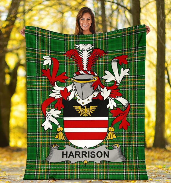 Ireland Premium Blanket - Harrison Ireland Blanket Irish National Tartan - Image 5