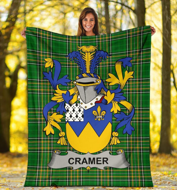 Ireland Premium Blanket - Cramer Ireland Blanket Irish National Tartan - Image 5