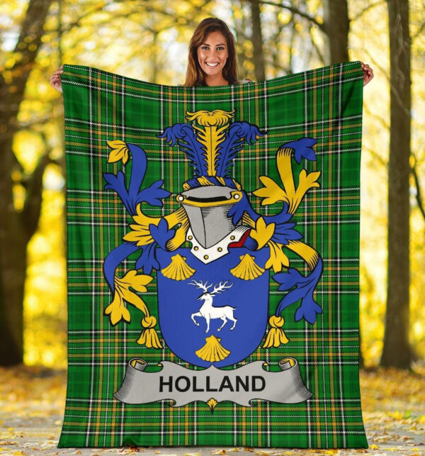 Ireland Premium Blanket - Holland Ireland Blanket Irish National Tartan - Image 5