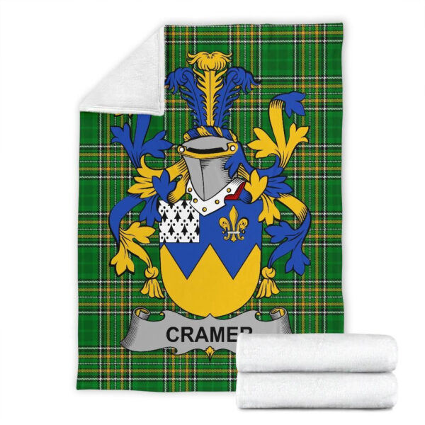 Ireland Premium Blanket - Cramer Ireland Blanket Irish National Tartan - Image 7