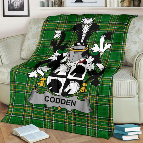 Ireland Premium Blanket - Codden or McCodden Ireland Blanket Irish National Tartan - Image 2