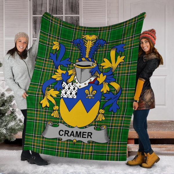 Ireland Premium Blanket - Cramer Ireland Blanket Irish National Tartan - Image 6