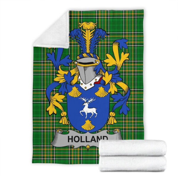 Ireland Premium Blanket - Holland Ireland Blanket Irish National Tartan - Image 7