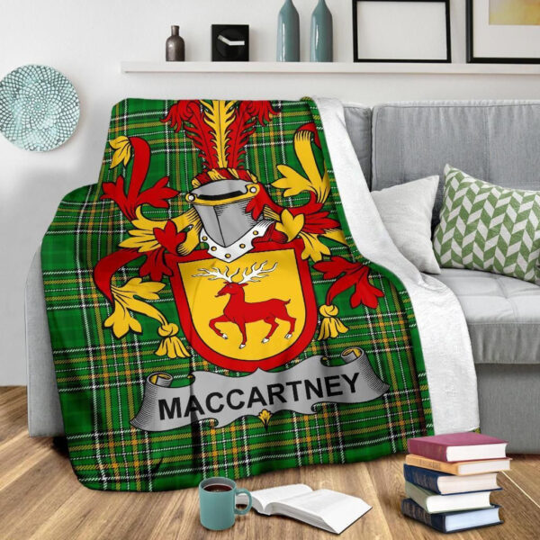 Ireland Premium Blanket - McCartney or MacCartney Ireland Blanket Irish National Tartan - Image 3