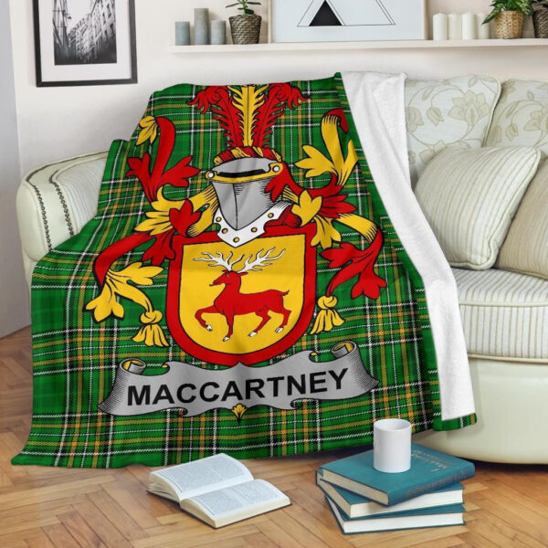 Ireland Premium Blanket - McCartney or MacCartney Ireland Blanket Irish National Tartan