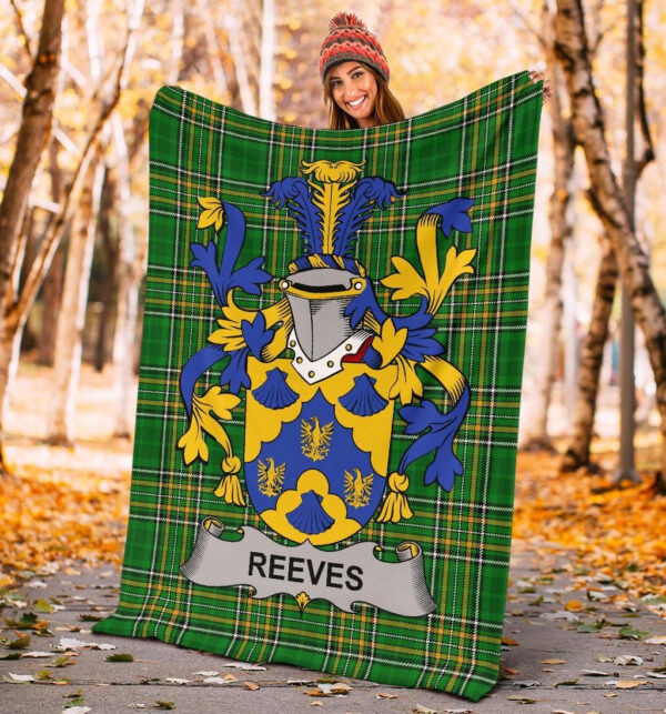 Ireland Premium Blanket - Reeves Ireland Blanket Irish National Tartan - Image 4