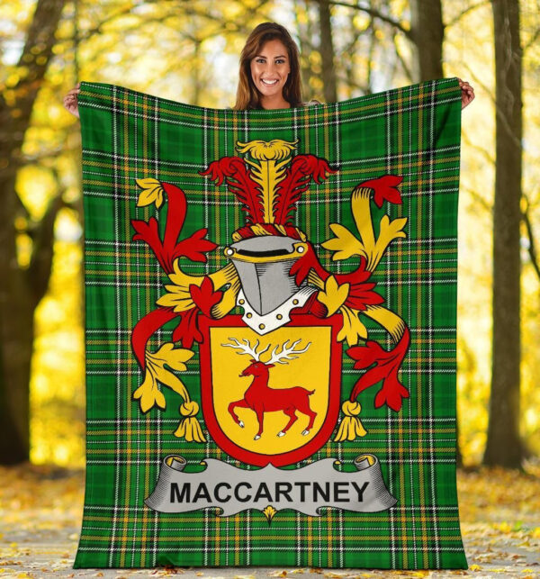 Ireland Premium Blanket - McCartney or MacCartney Ireland Blanket Irish National Tartan - Image 5