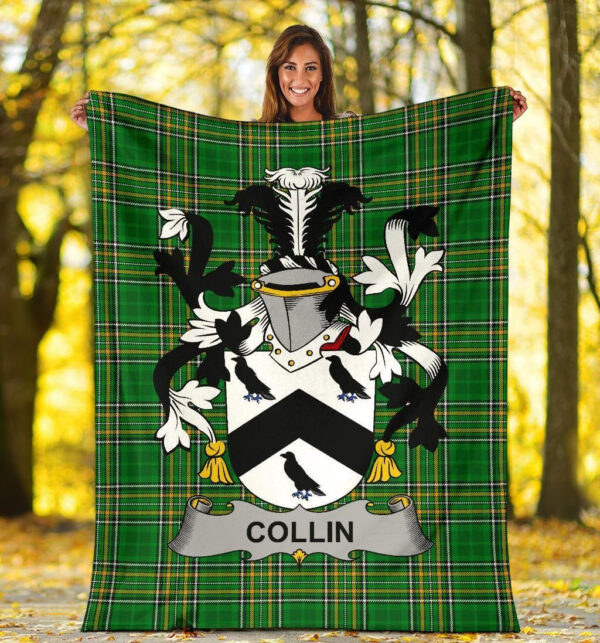 Ireland Premium Blanket - Collin Ireland Blanket Irish National Tartan - Image 5