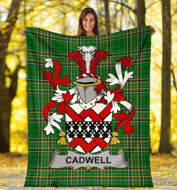 Ireland Premium Blanket - Cadwell or Caddell Ireland Blanket Irish National Tartan - Image 4