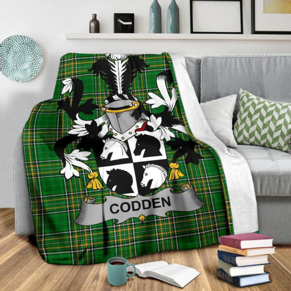 Ireland Premium Blanket - Codden or McCodden Ireland Blanket Irish National Tartan - Image 3