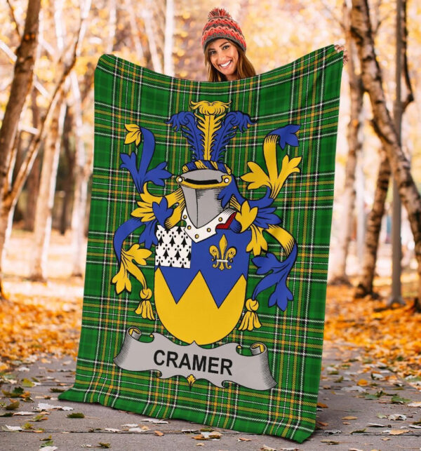 Ireland Premium Blanket - Cramer Ireland Blanket Irish National Tartan - Image 4