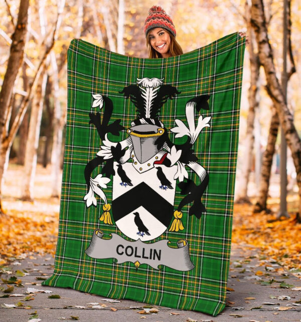 Ireland Premium Blanket - Collin Ireland Blanket Irish National Tartan - Image 4