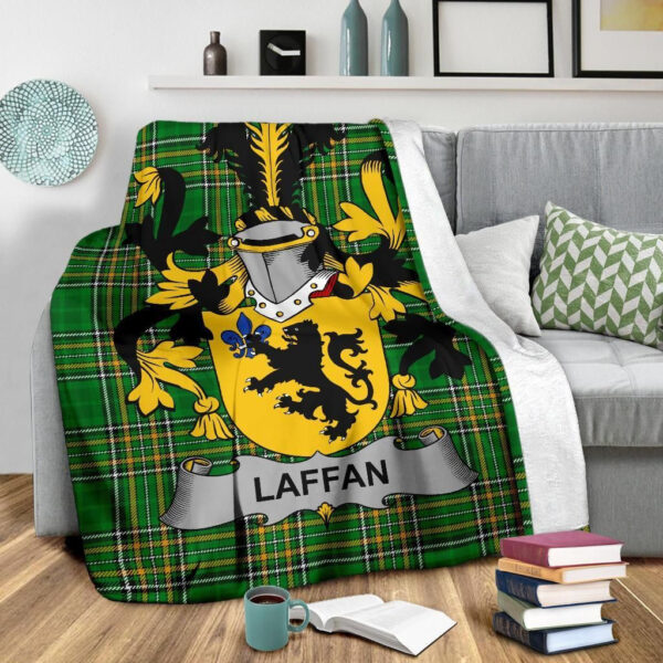 Ireland Premium Blanket - Laffan Ireland Blanket Irish National Tartan - Image 3